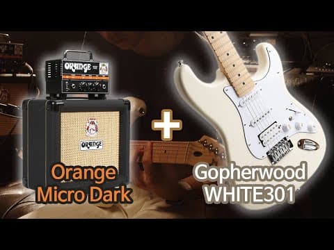 입문용 일렉기타와 꼬마 진공관 앰프 소리는? (고퍼우드 S-classic V)